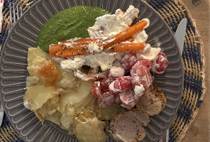 Hjemmelavet flødekartofler