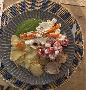 Hjemmelavet flødekartofler