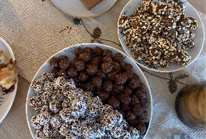 Glutenfri havregrynskugler med valgfri smagsvariant