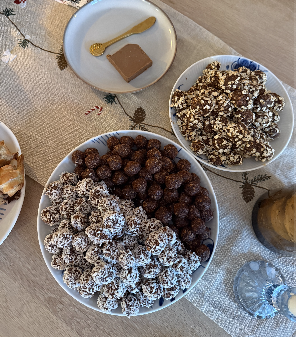 Glutenfri havregrynskugler med valgfri smagsvariant