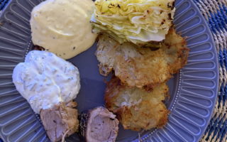 Mørbrad med hjemmelavet rösti og lækker spidskål