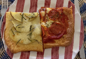 Glutenfri hytteost pizza