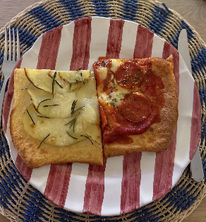 Glutenfri hytteost pizza